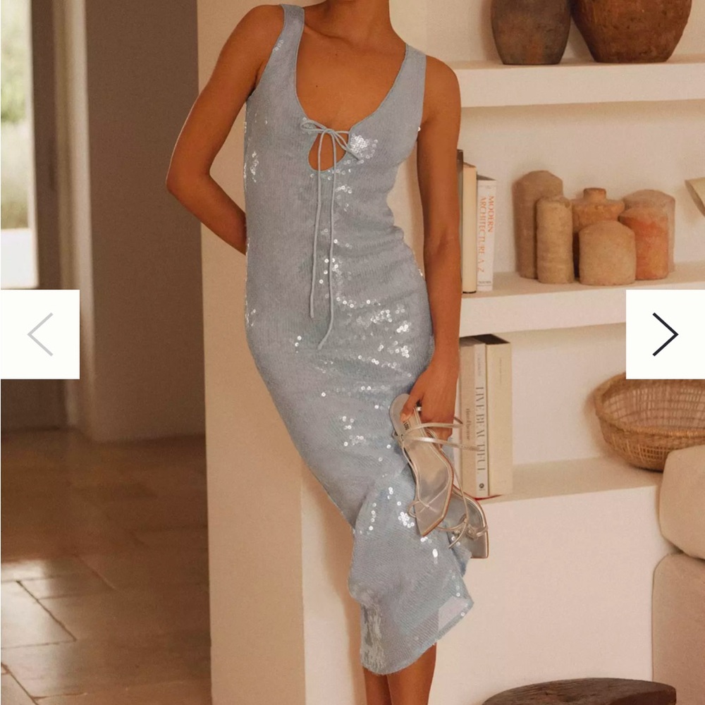 Bardot Isha Sequin Midi Dress